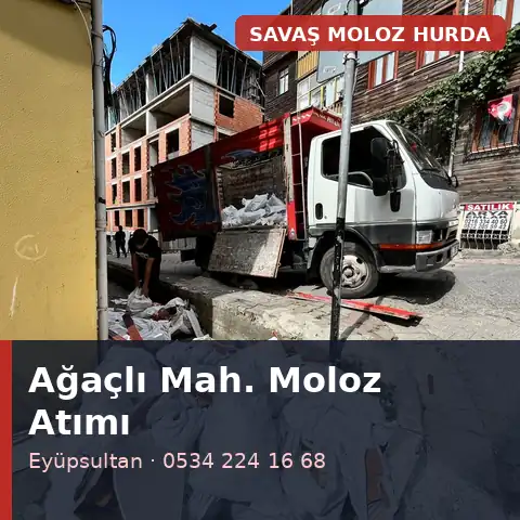 Ağaçlı Mahallesi (Eyüpsultan) tadilat sonrası temizlik - Savaş Moloz Hurda
