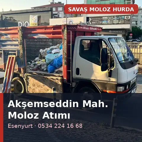 Akşemseddin Mahallesi (Esenyurt) moloz atımı - Savaş Moloz Hurda