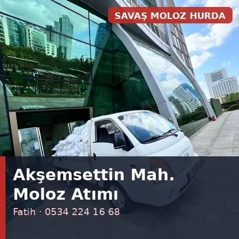 Akşemsettin Mahallesi (Fatih) moloz atımı - Savaş Moloz Hurda