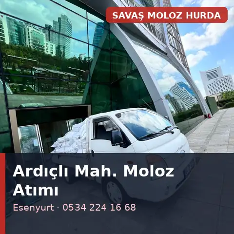 Ardıçlı Mahallesi (Esenyurt) moloz atımı - Savaş Moloz Hurda