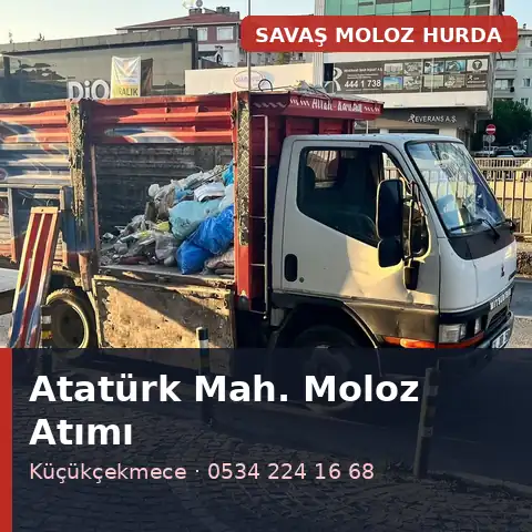 Atatürk Mahallesi (Küçükçekmece) moloz atımı - Savaş Moloz Hurda