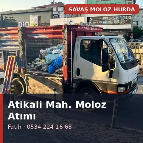 Atikali Mahallesi (Fatih) moloz atımı - Savaş Moloz Hurda