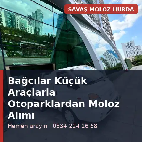Bağcılar küçük araçlarla otoparklardan moloz alımı - Savaş Moloz Hurda