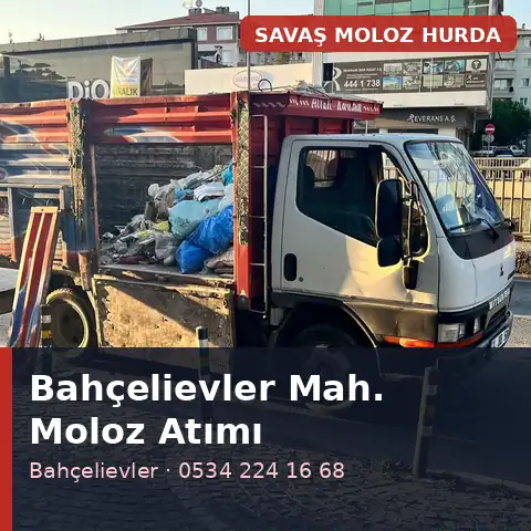 Bahçelievler Mahallesi (Bahçelievler) moloz atımı - Savaş Moloz Hurda