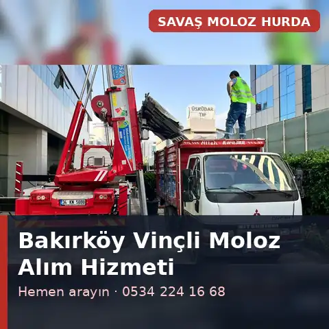 Bakırköy vinçli moloz alım hizmeti - Savaş Moloz Hurda