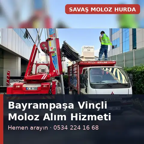 Bayrampaşa vinçli moloz alım hizmeti - Savaş Moloz Hurda