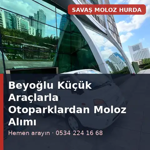 Beyoğlu küçük araçlarla otoparklardan moloz alımı - Savaş Moloz Hurda