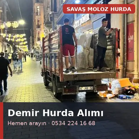 Demir Hurda Alımı: İnşaat Demiri, Profil, Sac ve Makine Hurdası - Savaş Moloz Hurda
