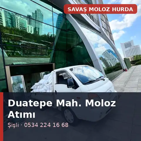 Duatepe Mahallesi (Şişli) moloz atımı - Savaş Moloz Hurda