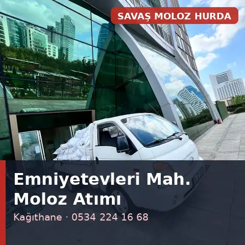 Emniyetevleri Mahallesi (Kağıthane) moloz atımı - Savaş Moloz Hurda