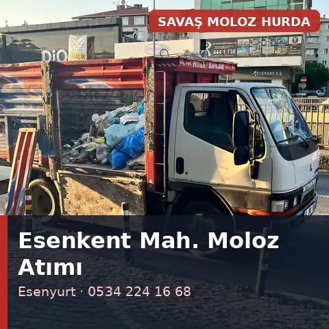 Esenkent Mahallesi (Esenyurt) moloz atımı - Savaş Moloz Hurda