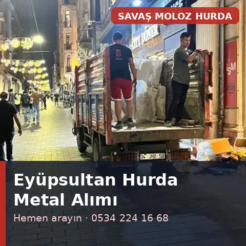 Eyüpsultan hurda metal alımı - Savaş Moloz Hurda