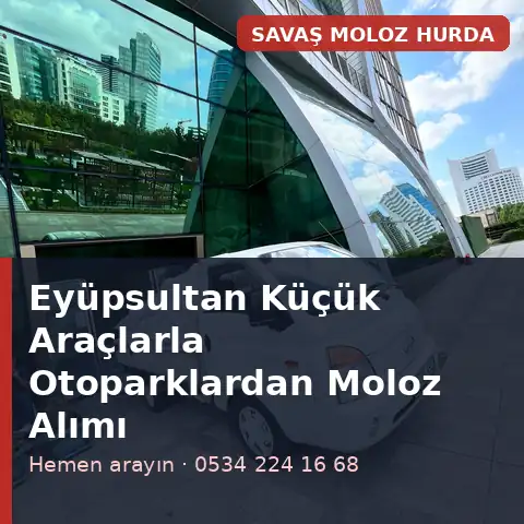 Eyüpsultan küçük araçlarla otoparklardan moloz alımı - Savaş Moloz Hurda