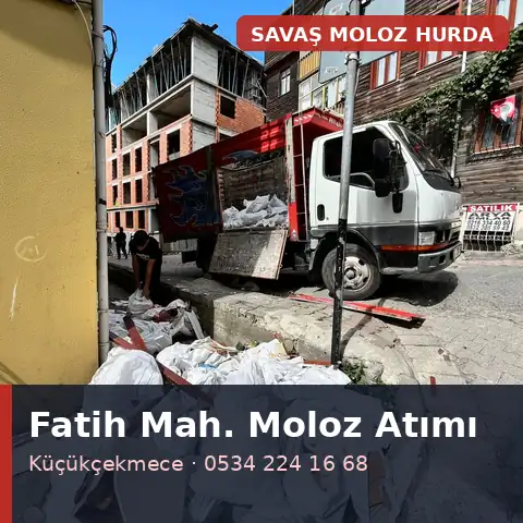 Fatih Mahallesi (Küçükçekmece) tadilat sonrası temizlik - Savaş Moloz Hurda