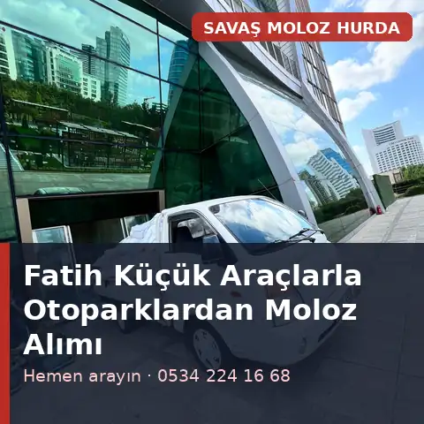 Fatih küçük araçlarla otoparklardan moloz alımı - Savaş Moloz Hurda