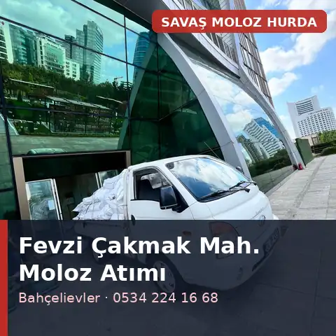 Fevzi Çakmak Mahallesi (Bahçelievler) moloz atımı - Savaş Moloz Hurda