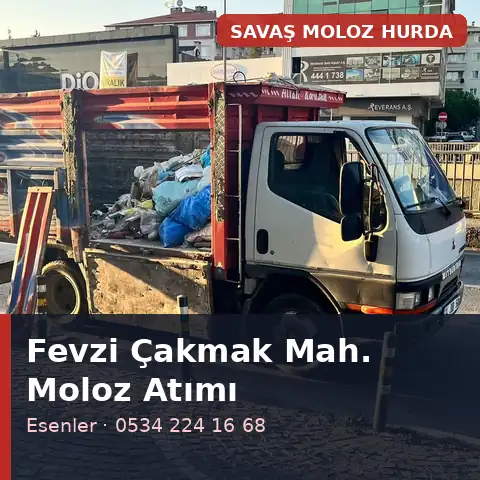 Fevzi Çakmak Mahallesi (Esenler) moloz atımı - Savaş Moloz Hurda