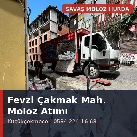 Fevzi Çakmak Mahallesi (Küçükçekmece) tadilat sonrası temizlik - Savaş Moloz Hurda