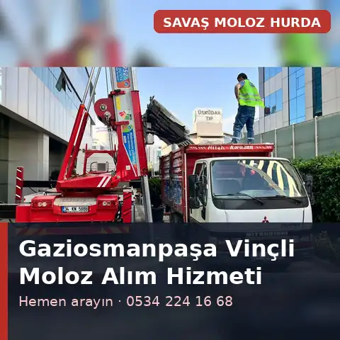 Gaziosmanpaşa vinçli moloz alım hizmeti - Savaş Moloz Hurda