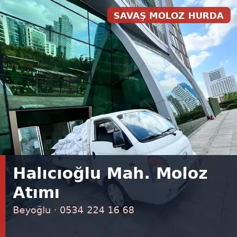 Halıcıoğlu Mahallesi (Beyoğlu) moloz atımı - Savaş Moloz Hurda