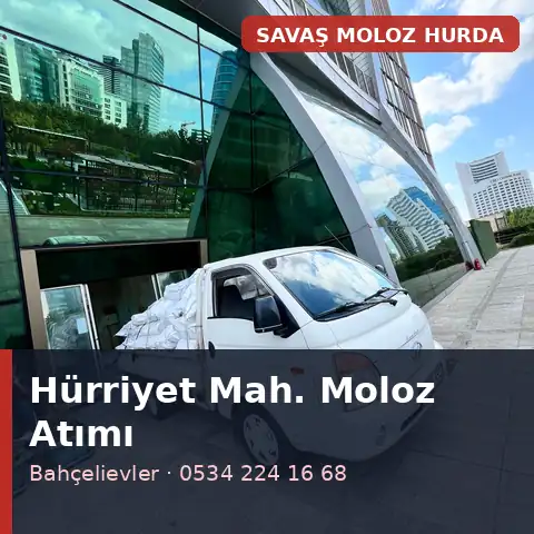 Hürriyet Mahallesi (Bahçelievler) moloz atımı - Savaş Moloz Hurda