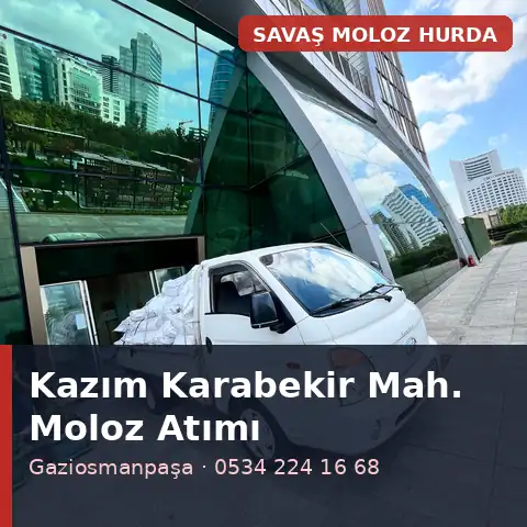 Kazım Karabekir Mahallesi (Gaziosmanpaşa) moloz atımı - Savaş Moloz Hurda