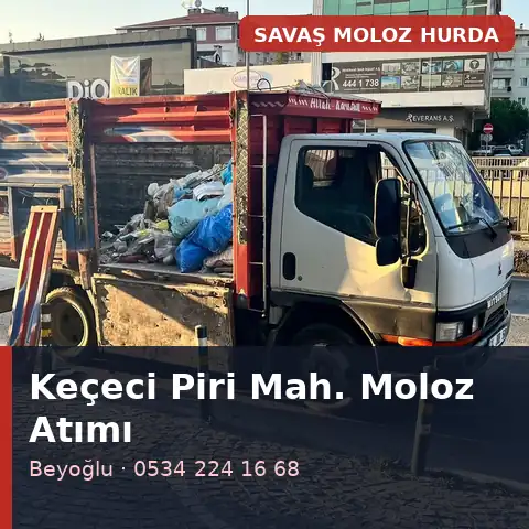 Keçeci Piri Mahallesi (Beyoğlu) moloz atımı - Savaş Moloz Hurda