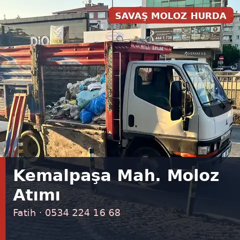 Kemalpaşa Mahallesi (Fatih) moloz atımı - Savaş Moloz Hurda