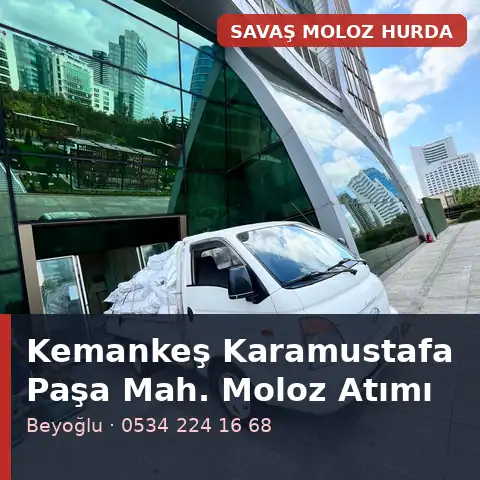 Kemankeş Karamustafa Paşa Mahallesi (Beyoğlu) moloz atımı - Savaş Moloz Hurda