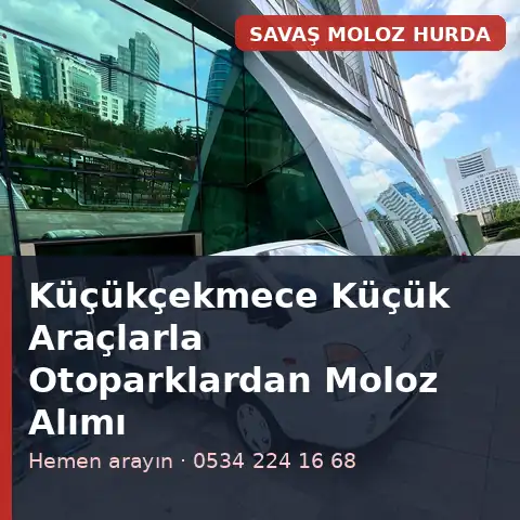 Küçükçekmece küçük araçlarla otoparklardan moloz alımı - Savaş Moloz Hurda
