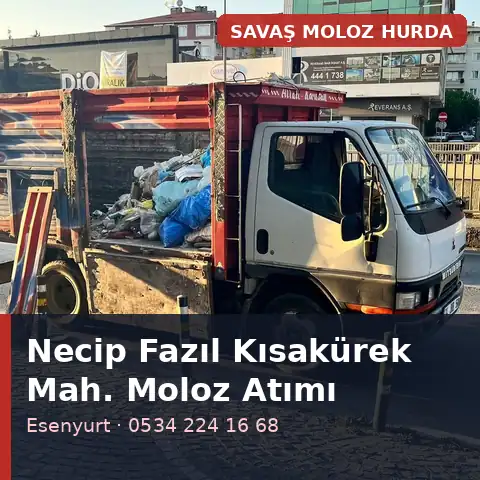 Necip Fazıl Kısakürek Mahallesi (Esenyurt) moloz atımı - Savaş Moloz Hurda