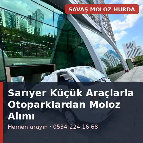 Sarıyer küçük araçlarla otoparklardan moloz alımı - Savaş Moloz Hurda