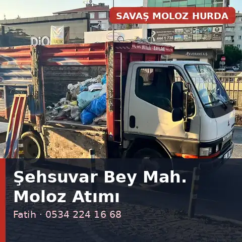 Şehsuvar Bey Mahallesi (Fatih) moloz atımı - Savaş Moloz Hurda