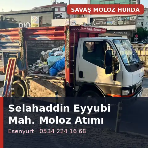 Selahaddin Eyyubi Mahallesi (Esenyurt) moloz atımı - Savaş Moloz Hurda