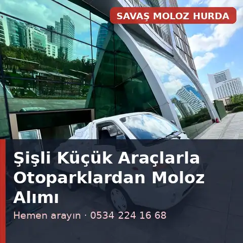 Şişli küçük araçlarla otoparklardan moloz alımı - Savaş Moloz Hurda