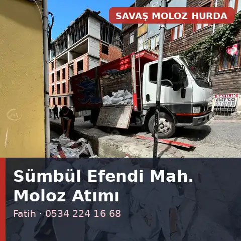 Sümbül Efendi Mahallesi (Fatih) tadilat sonrası temizlik - Savaş Moloz Hurda