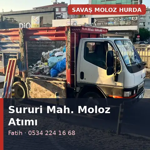 Sururi Mahallesi (Fatih) moloz atımı - Savaş Moloz Hurda