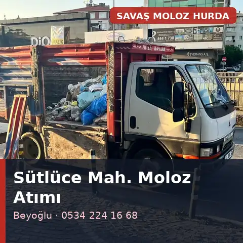 Sütlüce Mahallesi (Beyoğlu) moloz atımı - Savaş Moloz Hurda
