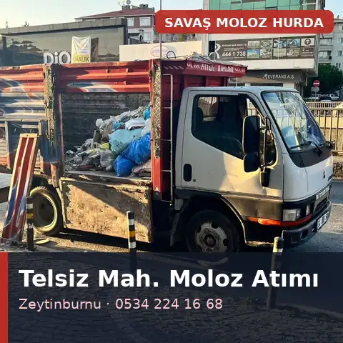 Telsiz Mahallesi (Zeytinburnu) moloz atımı - Savaş Moloz Hurda