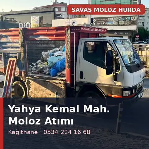 Yahya Kemal Mahallesi (Kağıthane) moloz atımı - Savaş Moloz Hurda