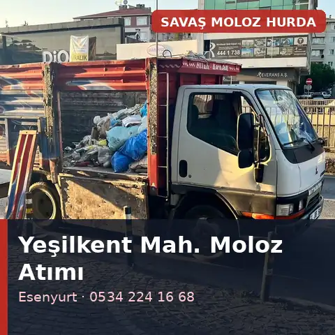 Yeşilkent Mahallesi (Esenyurt) moloz atımı - Savaş Moloz Hurda