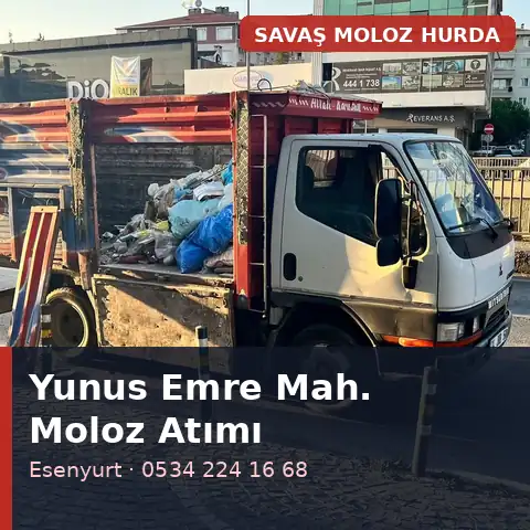 Yunus Emre Mahallesi (Esenyurt) moloz atımı - Savaş Moloz Hurda