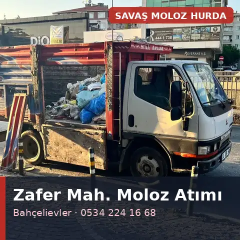 Zafer Mahallesi (Bahçelievler) moloz atımı - Savaş Moloz Hurda