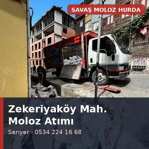 Zekeriyaköy Mahallesi (Sarıyer) tadilat sonrası temizlik - Savaş Moloz Hurda